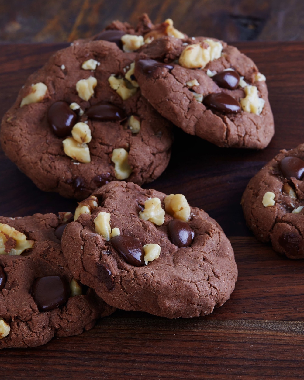 vegan chocolate chocolate chip cookies