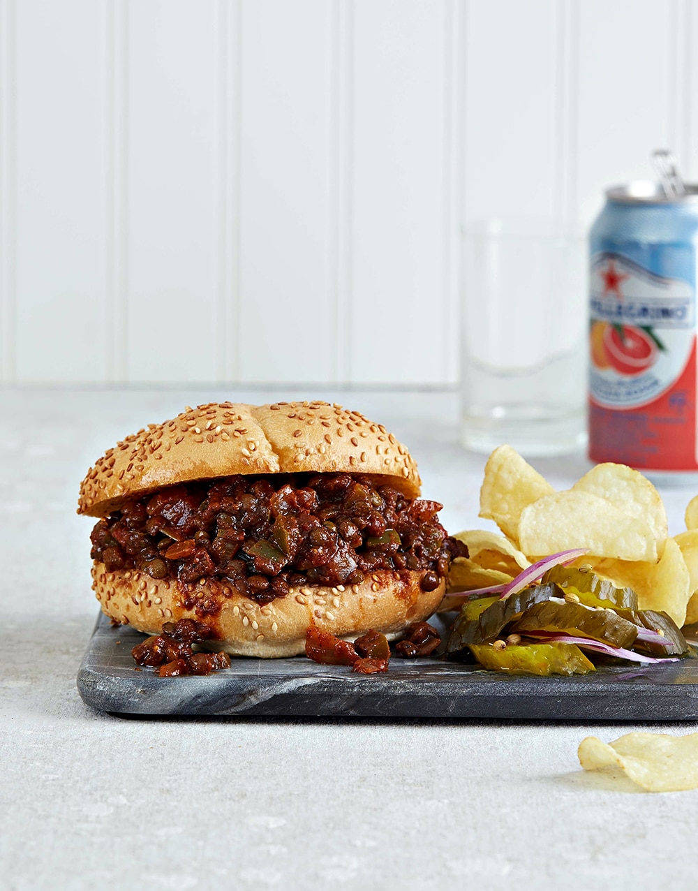 Vegan lentil sloppy joes. Quick, easy, iconic and delicious!