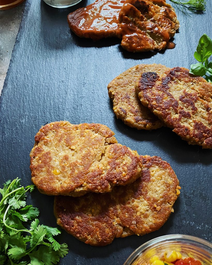 Chickpea Cutlets - vegan chicken cutlets from scratch