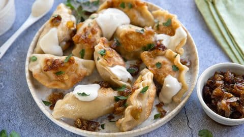 Potato Pierogi With Caramelized Onions