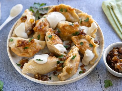 Potato Pierogi With Caramelized Onions