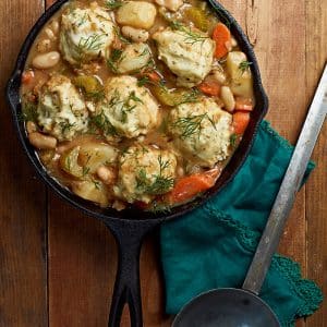 This is like vegan chicken and dumplings