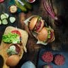 Vegan beetroot burgers that are hearty and delicious