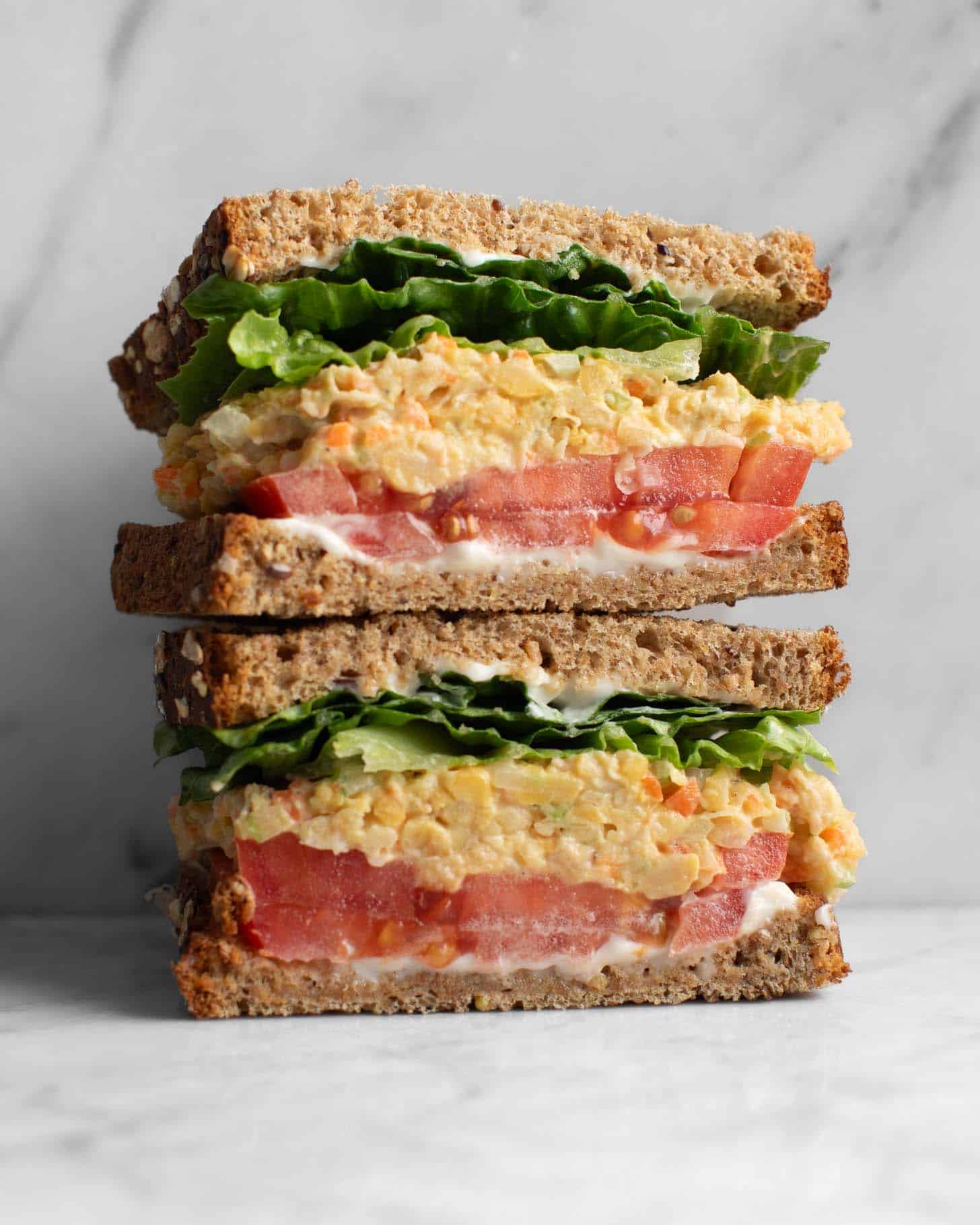Chickpea salad sandwich aka vegan tuna