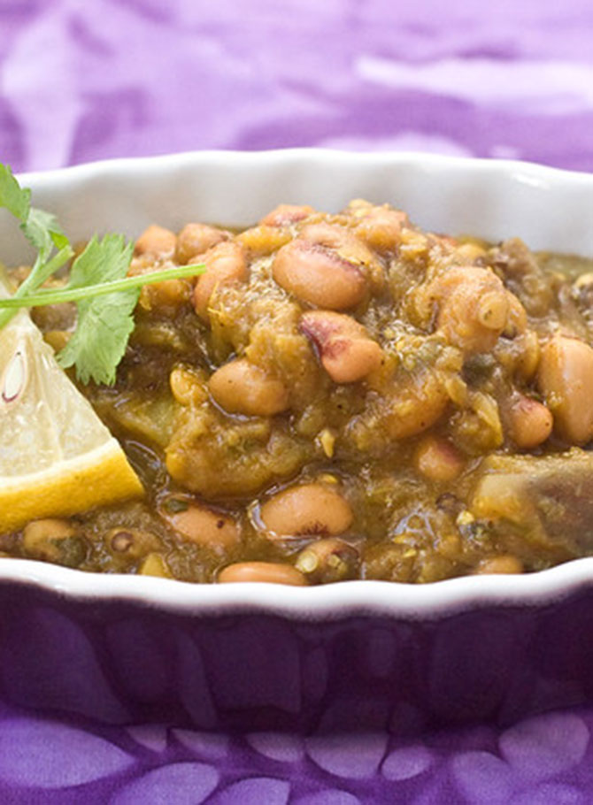 Eggplant & Black Eyed Pea Curry Post Punk Kitchen Isa Chandra Moskowitz