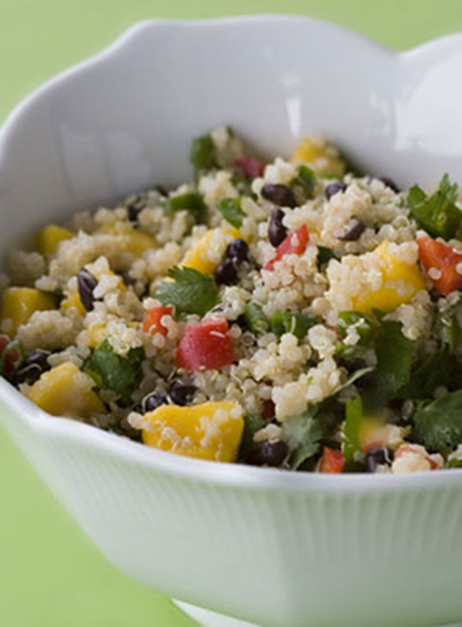 Quinoa Salad With Black Beans & Mango – Post Punk Kitchen – Isa Chandra MoskowitzFacebookInstagramTwitterFacebookInstagramTwitter