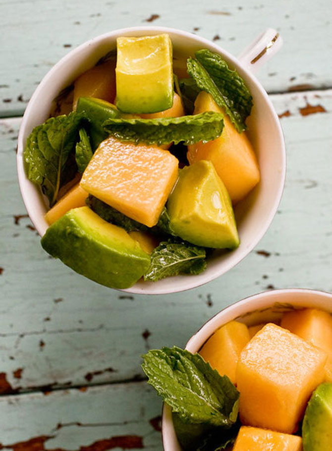 MelonSaladWithMintLime