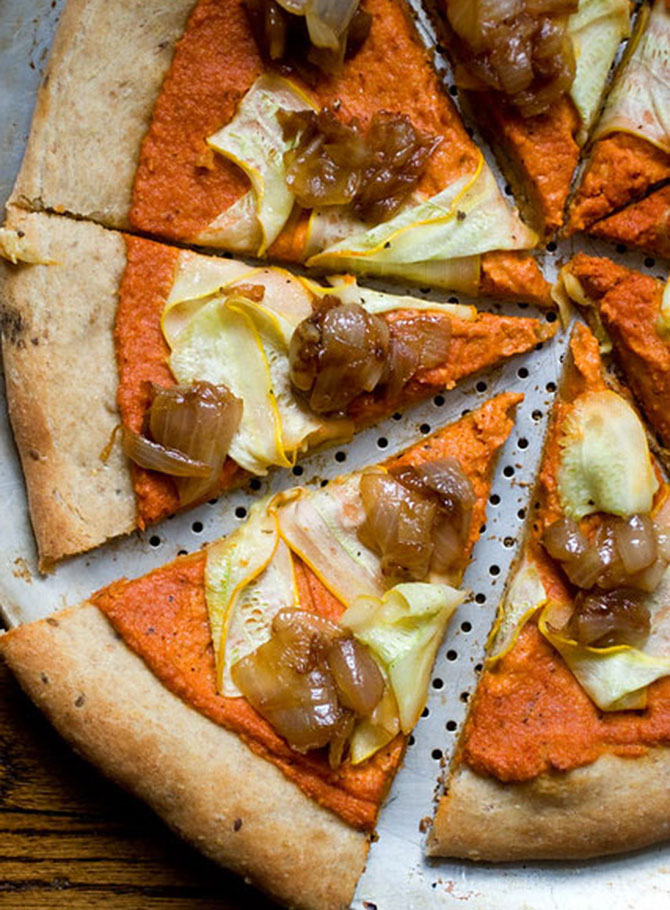 Romesco-Pizza
