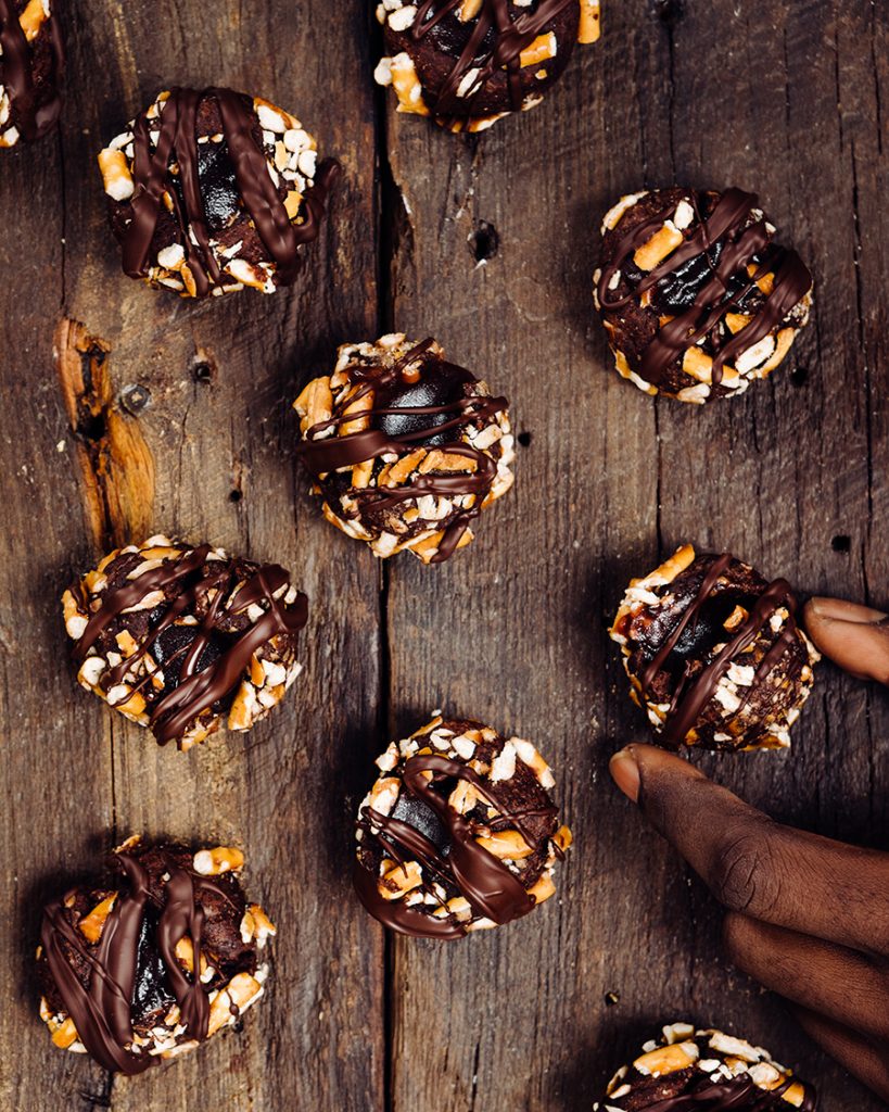 Raspberry Pretzel Thumbprints