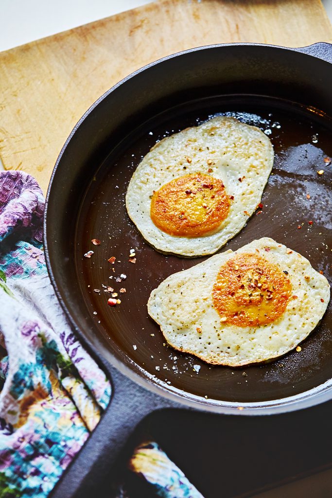 Vegan Fried Tofu Eggs