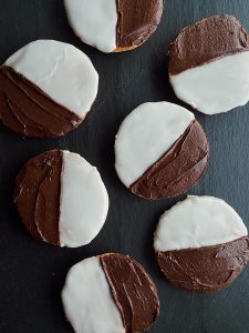 Vegan Black & White Cookies