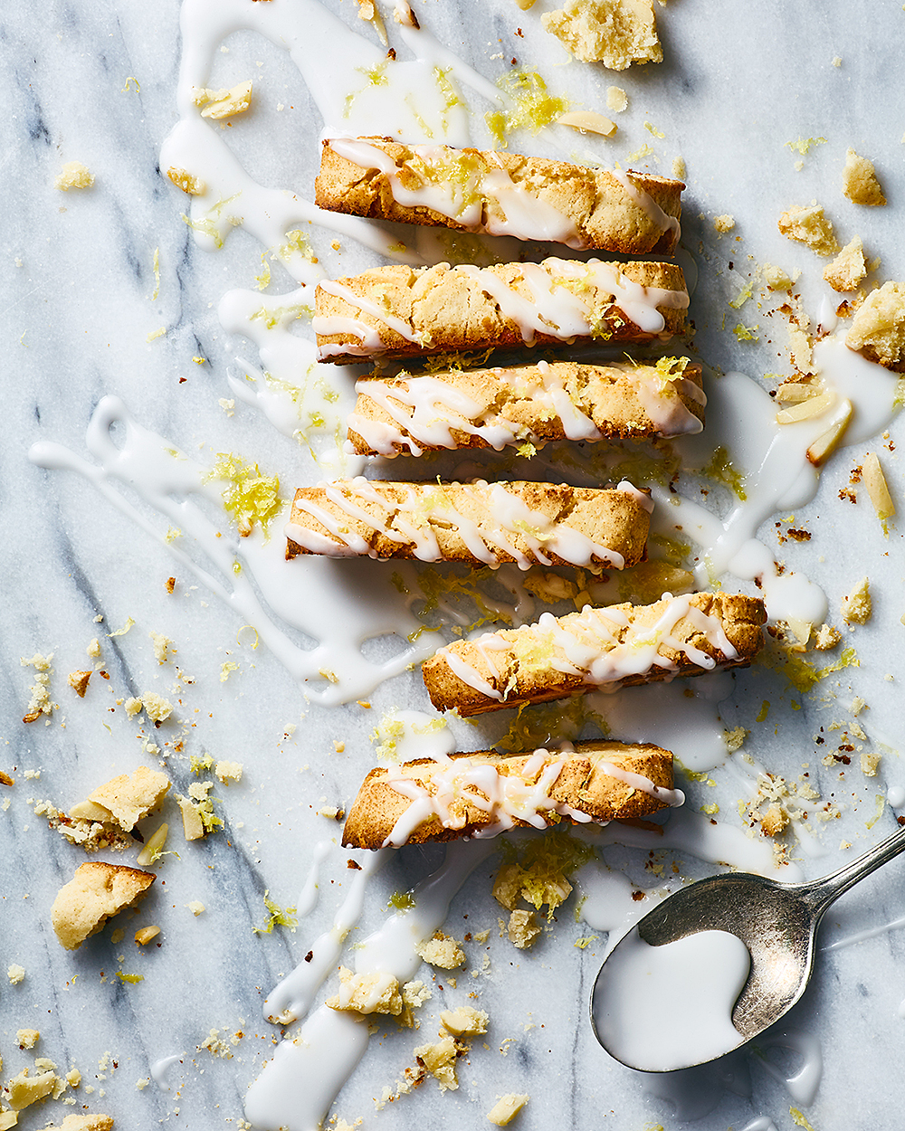 Vegan Lemon Almond Biscotti