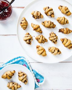 Vegan Raspberry Rugalech