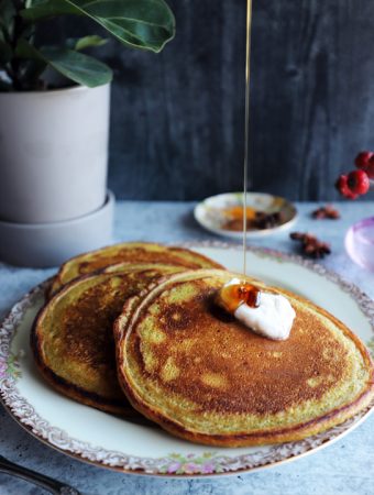Vegan Earl Gray Chai Pancakes