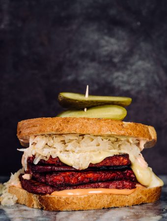 Tempeh Beet Reubens
