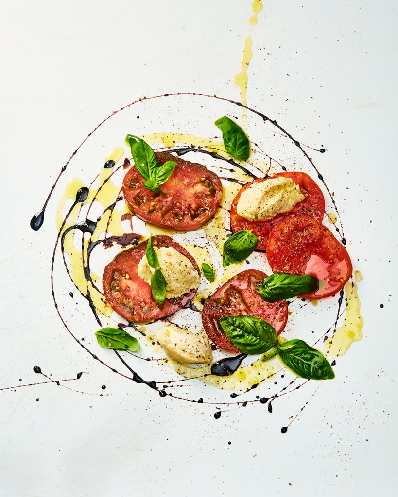 Tomato Caprese With Almond Ricotta