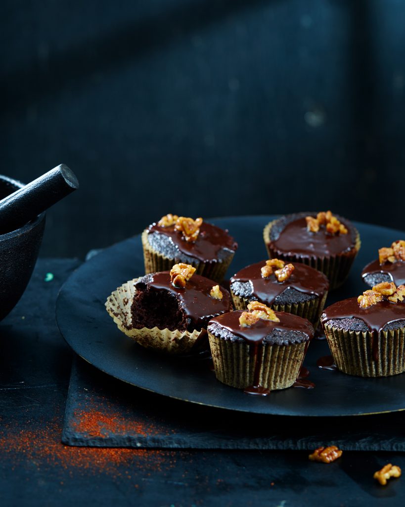 Vegan Spicy Chocolate Cupcakes