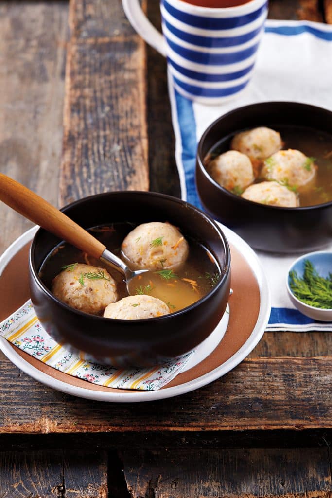 Vegan matzoh ball souo - the best recipe