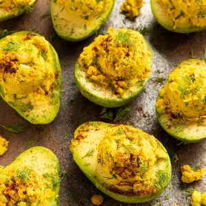 Vegan chickpea egg salad