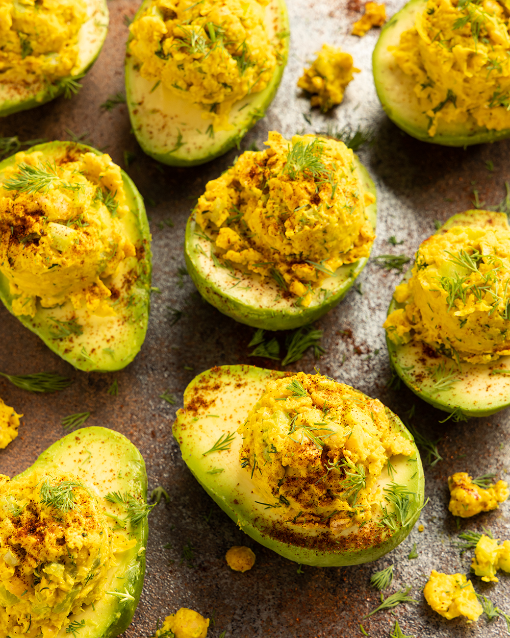 Vegan chickpea egg salad