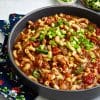 Vegan One Pot Chili Mac With Seitan