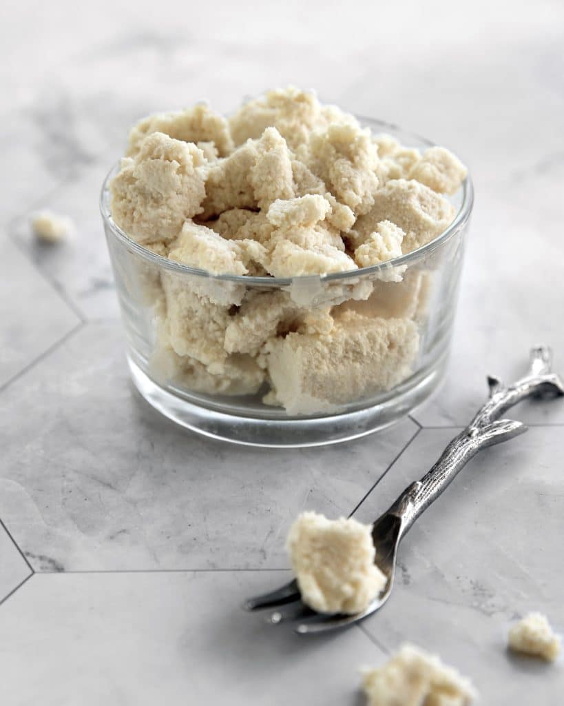 Homeade vegan almond feta, the best recipe!