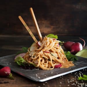 Spicy Peanut Noodle Salad