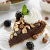 Vegan chocolate hazelnut pie that tastes like nutella