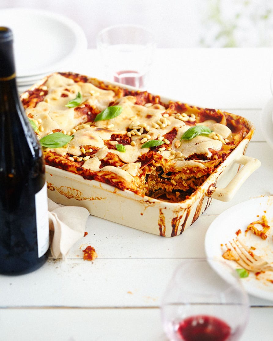 Epic vegan lasagna recipe with eggplant