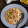 The best creamy vegan macaroni salad inspired by the Brooklyn deli case