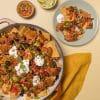 Easy vegan nachos with coconut queso