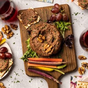 Vegetarian chopped liver you can make at home that tastes like it's right out of a Brooklyn deli