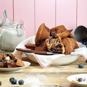 Vegan Blueberry Bran Muffins