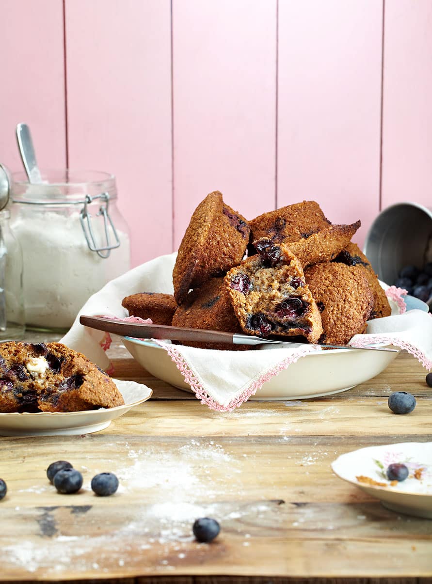 Vegan Blueberry Bran Muffins