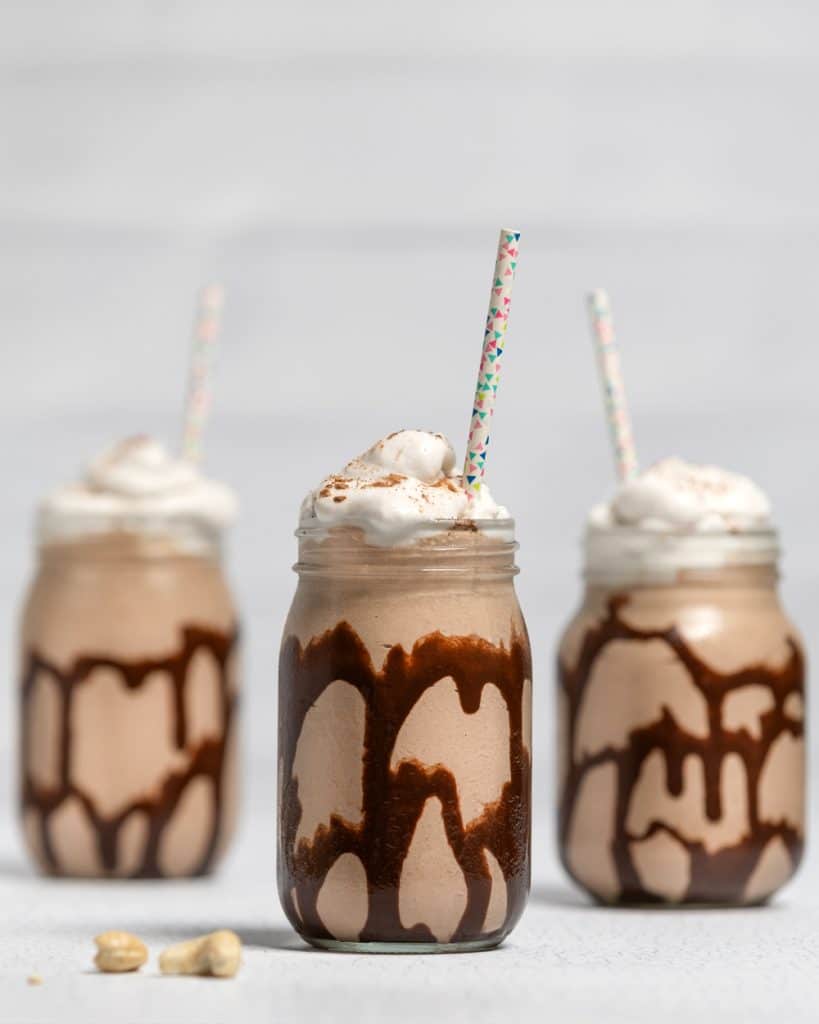 Vegan chocolate milkshakes with no ice cream required