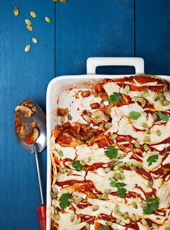 Enchilada casserole recipe for cinco de mayo