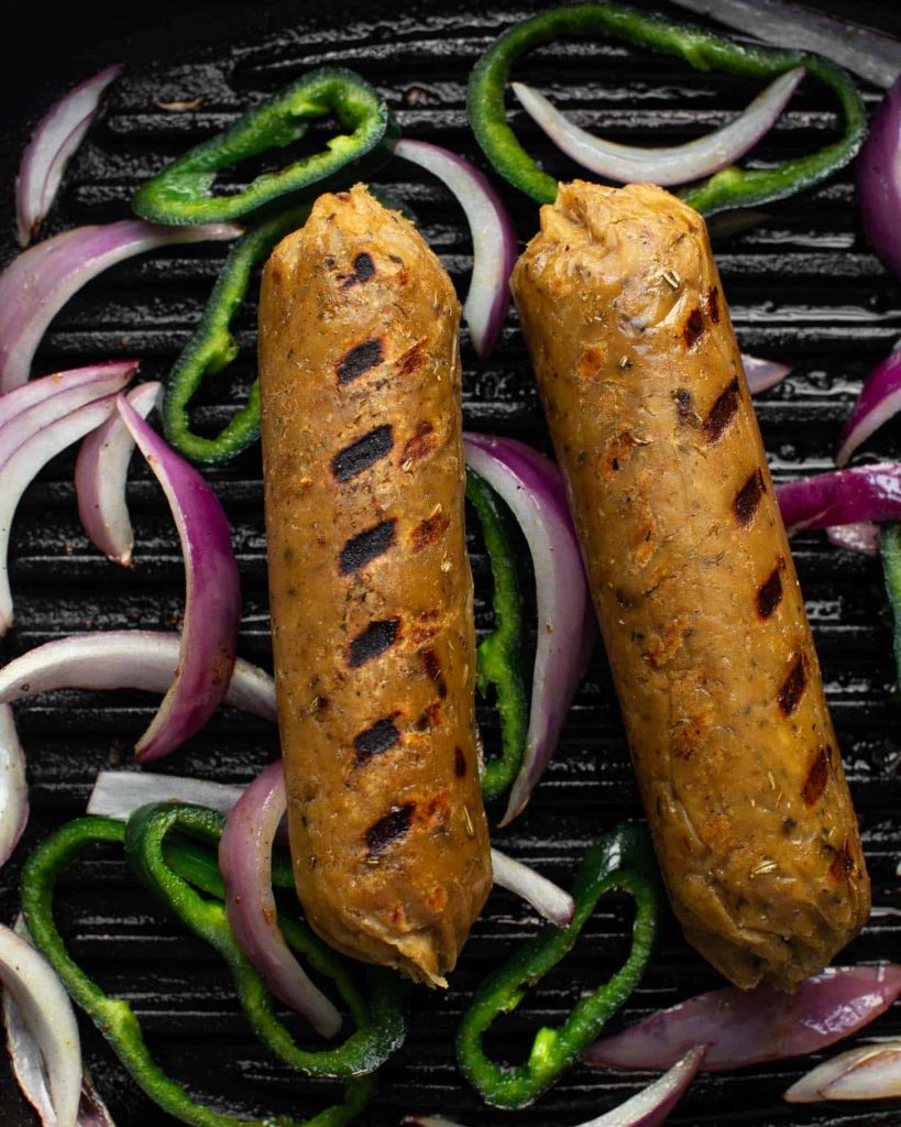 Vegan Bean and Seitan Sausage