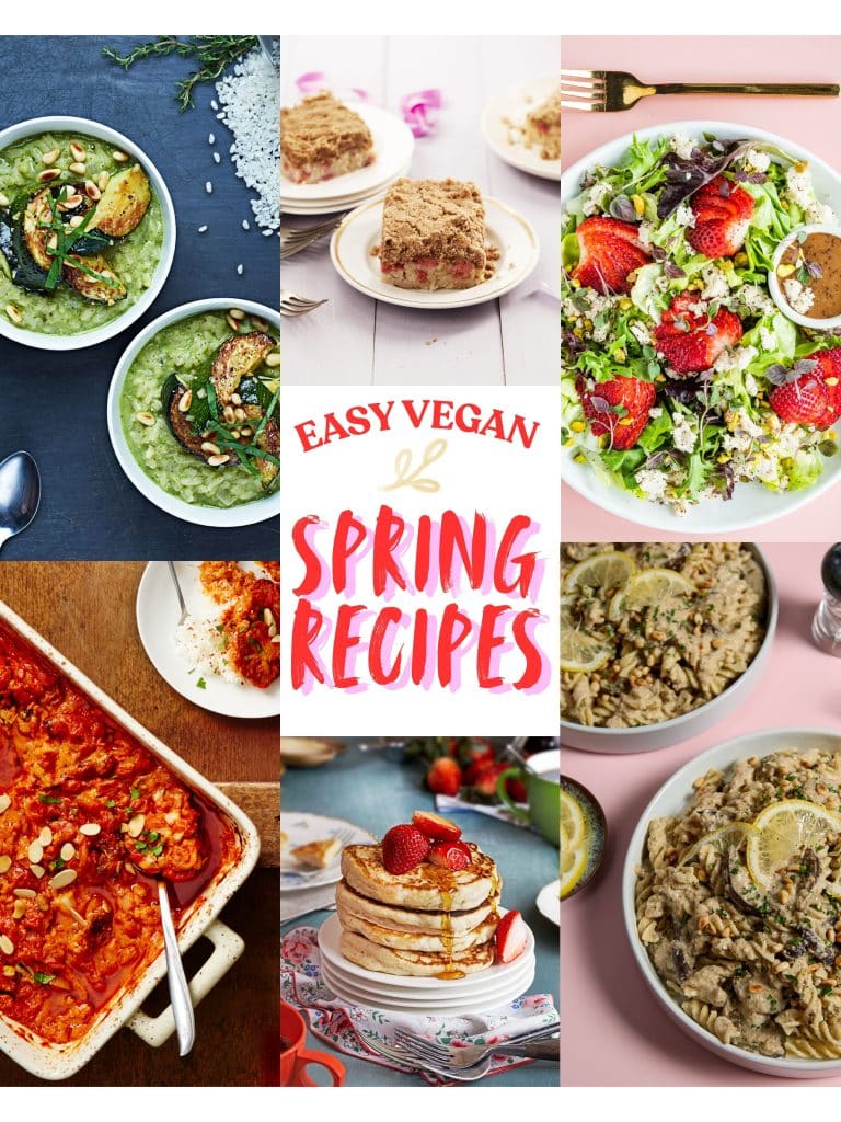 Easy vegan spring meals round up