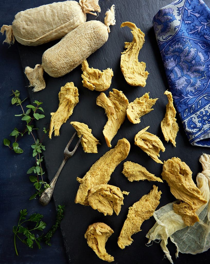 Vegan seitan chicken