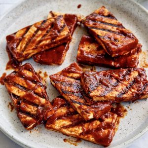 Best BBQ tofu recipe, grilled or baked