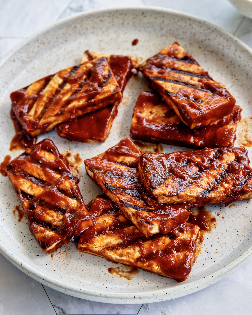 Best BBQ tofu recipe, grilled or baked