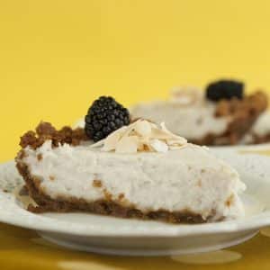 Vegan coconut cream pie slices