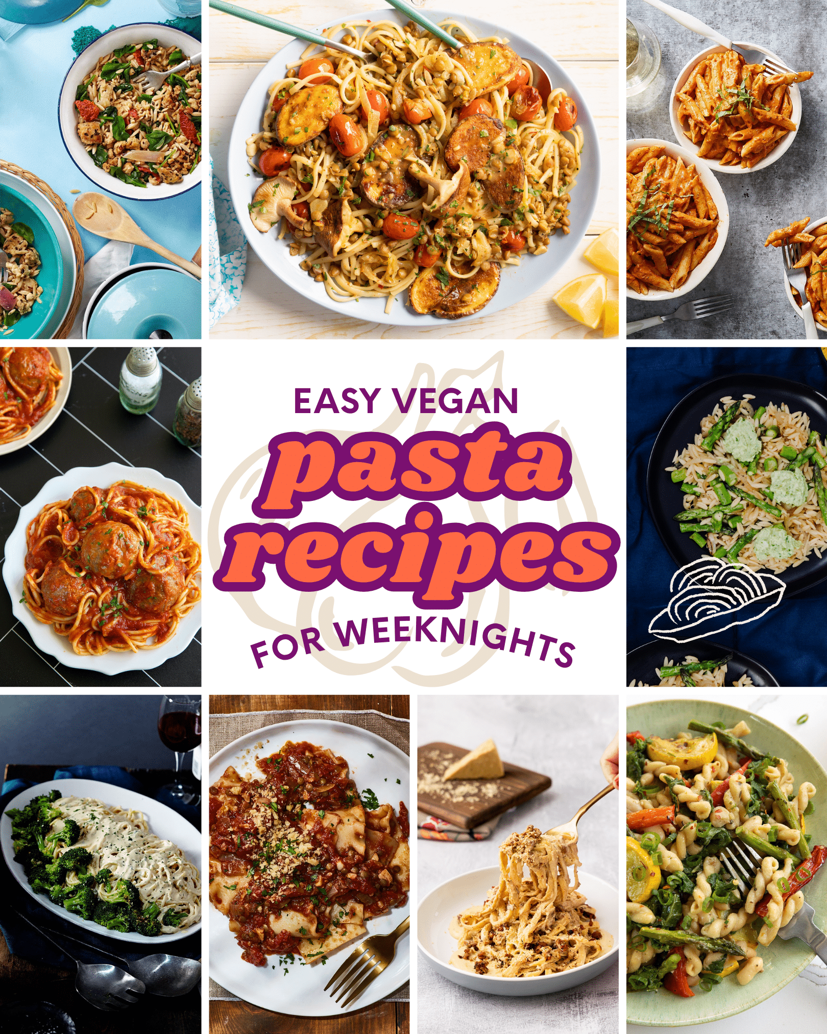 Easy vegan pasta recipes for weeknights