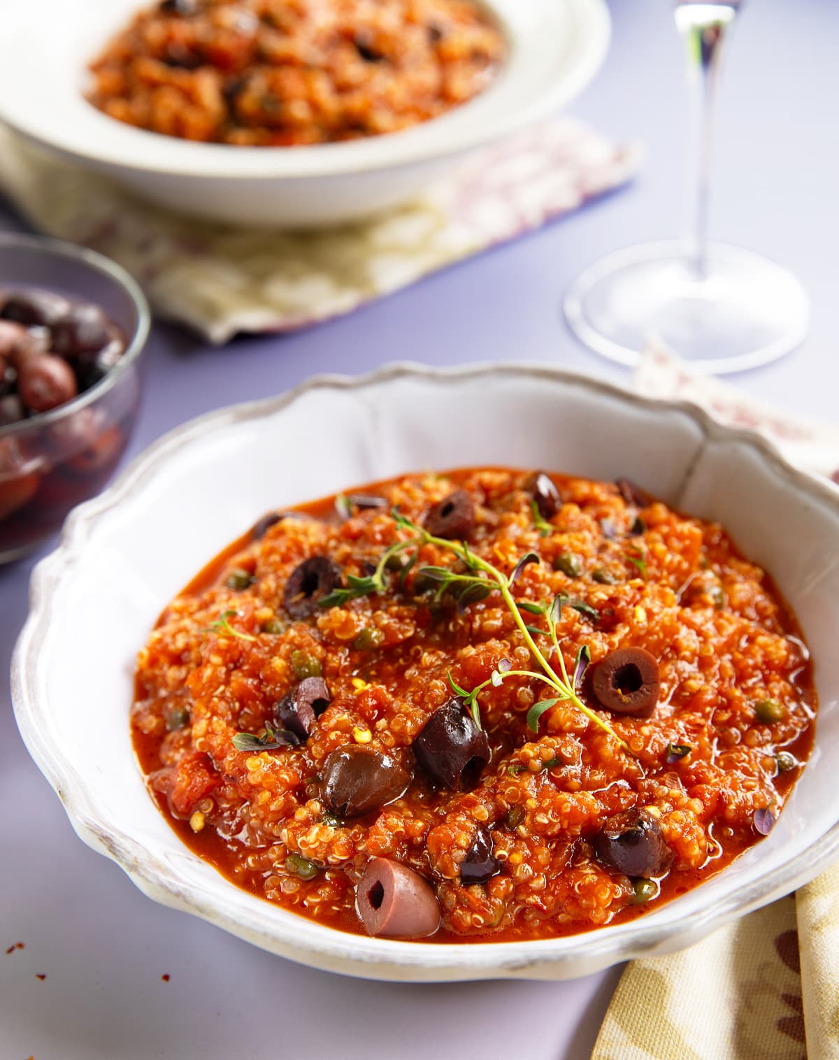 Quinoa puttanesca