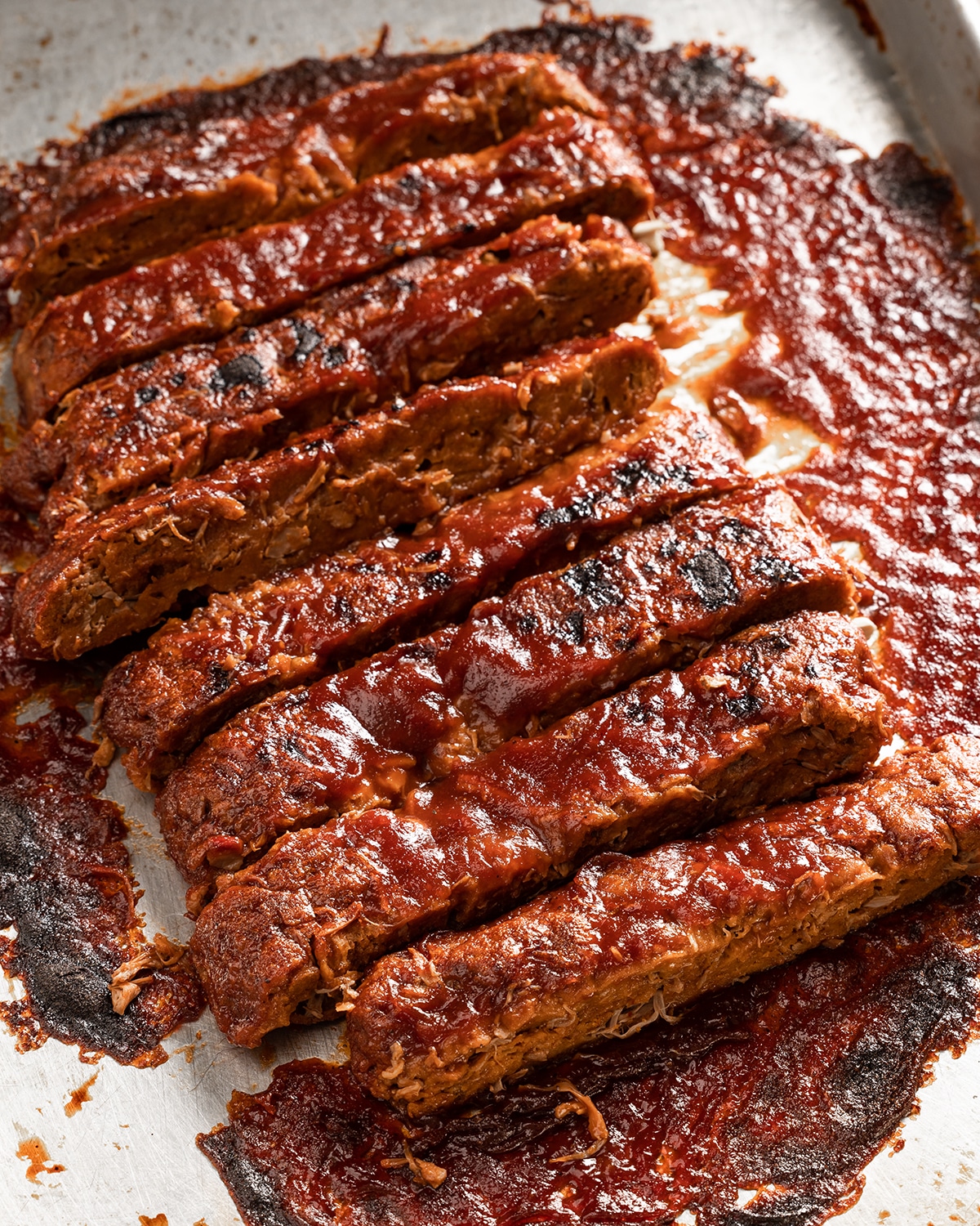 BBQ seitan ribs with jackfruit